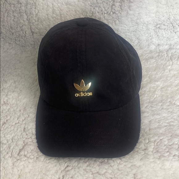 Adidas Black Trefoil Logo Hat - Picture 2 of 8